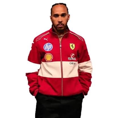 Scuderia Ferrari F1 2025 Team Racing Jacket