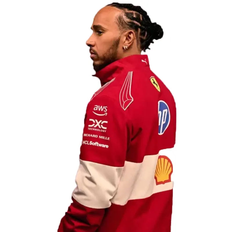 Scuderia Ferrari F1 2025 Team Racing Jacket