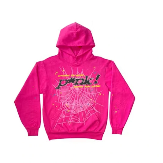 Sp5der Pink Hoodie
