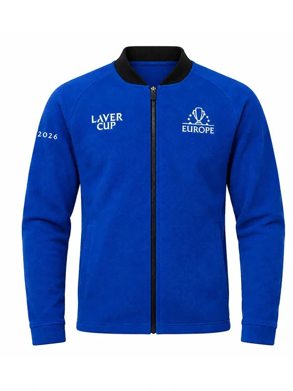 Team Europe Laver Cup Blue Varsity Jacket