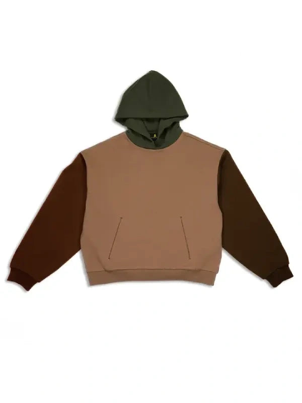 Teddy Fresh Color Block Hoodie