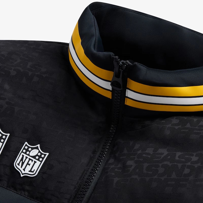 Pittsburgh Steelers Off Season x NFL Black Puffer Jacket