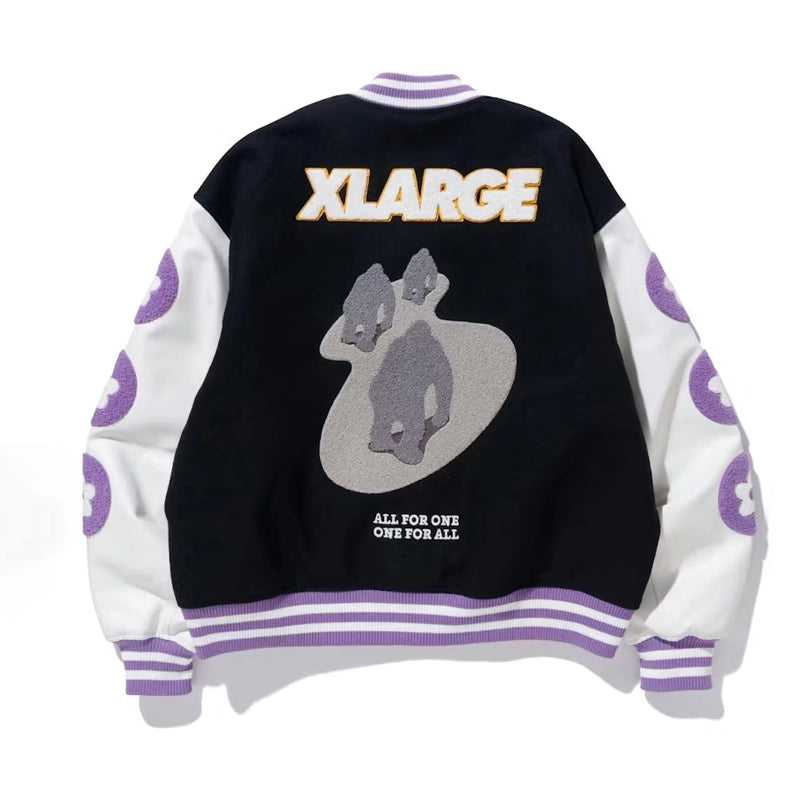 Vandy The Pink Varsity Jacket