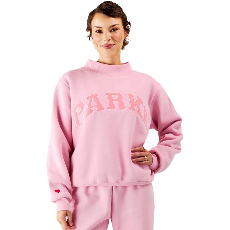Parke x Pink Aid 2026 Varsity Mockneck Sweatshirt