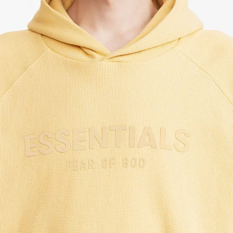Yellow Fear Of God Essentials Hoodie