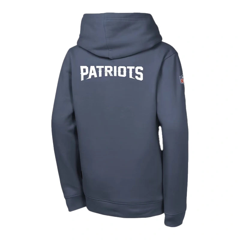 Youth Nike Blue New England Patriots Rivalries Sideline Hoodie