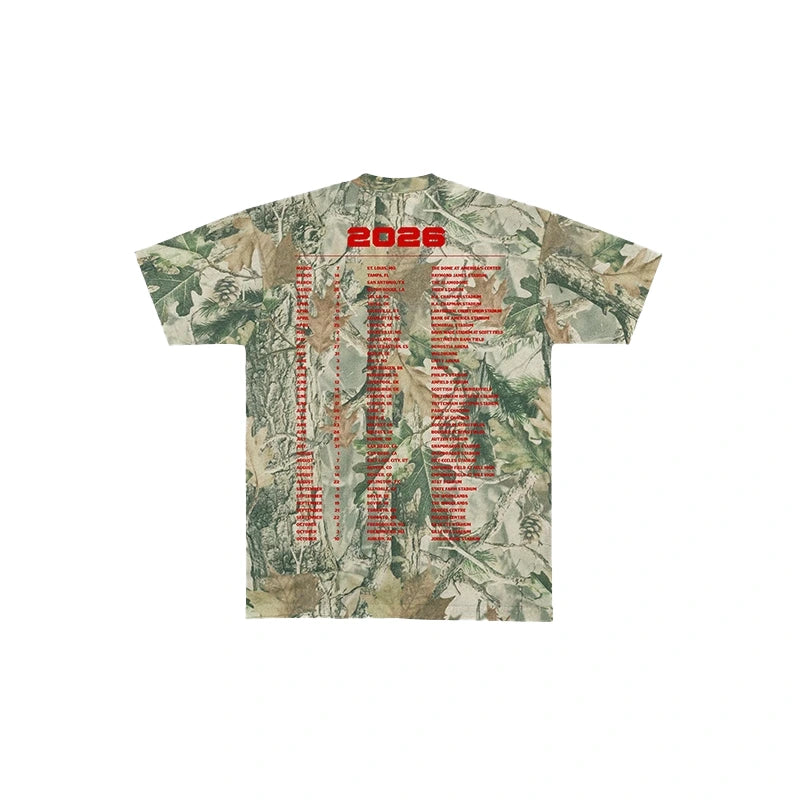Zach Bryan With Heaven On Top Camo T-Shirt
