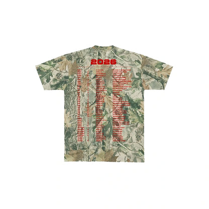 Zach Bryan With Heaven On Top Camo T-Shirt