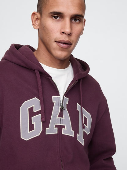 Adult VintageSoft Arch Logo Zip Hoodie