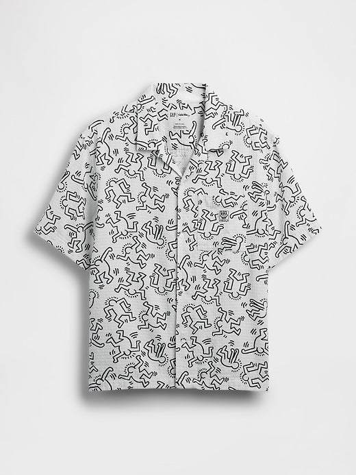 Keith Haring Textured Shirt