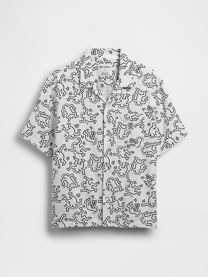 Keith Haring Textured Shirt