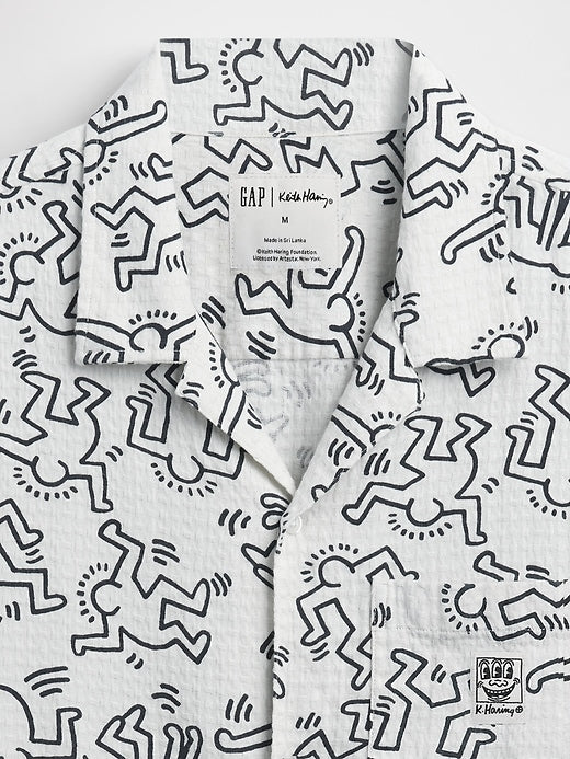 Keith Haring Textured Shirt