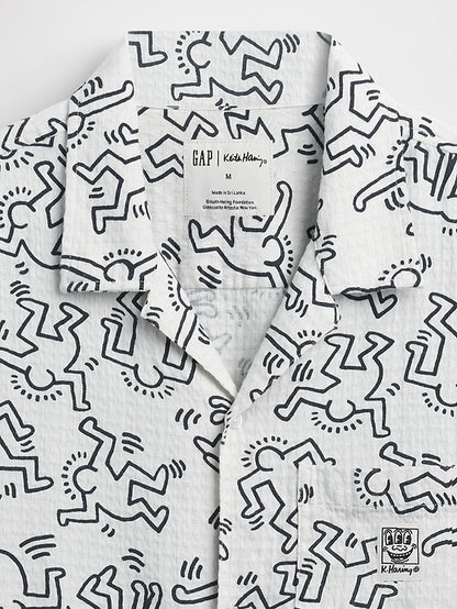 Keith Haring Textured Shirt