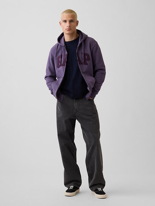 Adult VintageSoft Arch Logo Zip Hoodie