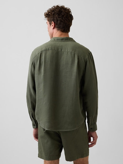 100% Linen Relaxed Shirt