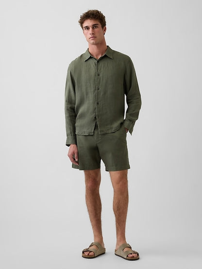 100% Linen Relaxed Shirt