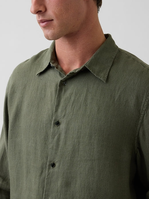 100% Linen Relaxed Shirt