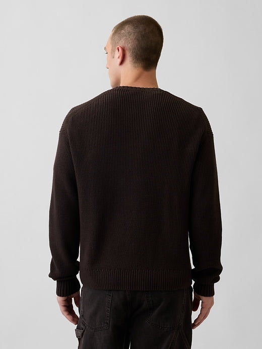 Relaxed Shaker Sweater