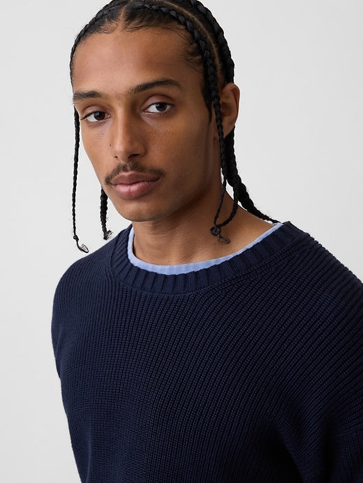 Relaxed Shaker Sweater